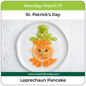 St. Patrick's Day Leprechaun Pancake