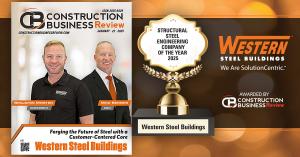 Western Steel Buildings - Structural Steel Engineering Company of the Year 2025