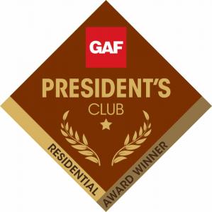  The Roof Guys Named GAF President's Club Recipient