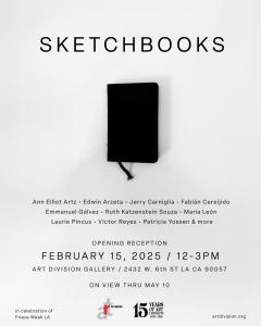 Art Division Gallery announces upcoming exhibition: SKETCHBOOKS A deep-dive into the minds of artists through their personal sketchbooks.