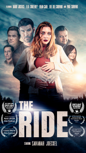 The Ride alternate Poster Art with festival laurels