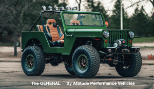 The GENERAL is a low-volume specialty vehicle that pays tribute to the vintage flat-fender Jeep, while meeting the demands of today's enthusiasts.