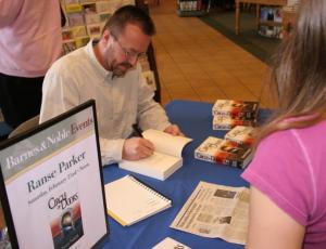 Ranse Parker signing for CIRCLE OF DOORS at Barnes & Noble