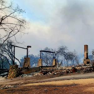 Jaime Gomez home after the Altadena Fires