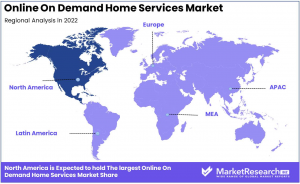 Online On Demand Home Services Market Region