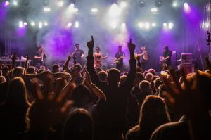 In 2024 LOOPFEST broke footfall records once again over the Bank Holiday weekend - photo by James Warman feat. Dutty Moonshine Big Band at Shrewsbury Castle