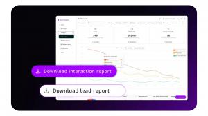 A detailed analytics dashboard displaying heatmaps, A/B test results, and viewer behavior insights powered by Cinema8.