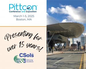 CSols has been presenting at Pittcon for more than 15 years.