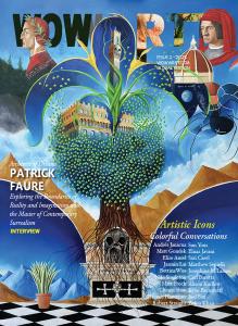 WOWwART Magazine Second Issue Patrick Faure on the cover