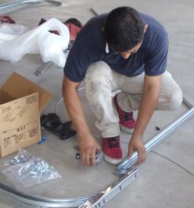 Larry's Garage Door Repair Team Working