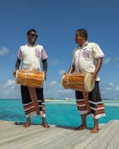 Boduberu drummers at Cinnamon Hotel & Resorts in Maldives