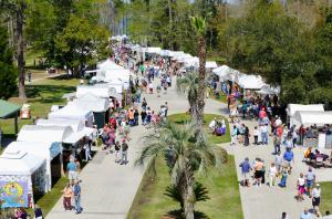 Orange Beach Festival of Art Drone Picture