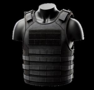 Bullet proof vest made of layers of bullet proof components are bonded with contact adhesive such as those made by Coral Industries with flexibility and reliability.