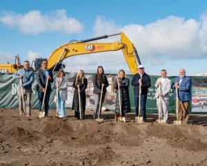 Bella's Market Groundbreaking with City Officials and Developers