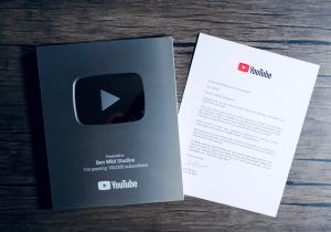 BWS YouTube 100,000 Plaque