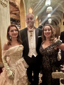 Cosmetic Dentist Dr. Radwa Saad with NYC Socialite and Philantrophist Jean Shafiroff and H.H Prince Mario Max