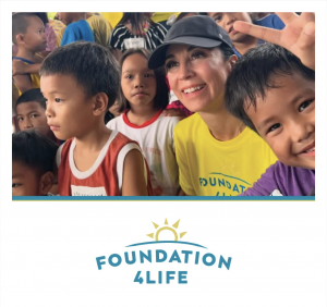 Jenna Lisonbee & Foundation 4Life Logo.