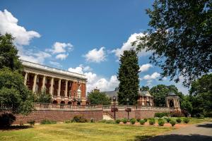 Benedict Hall is a building at Sweet Briar College in Sweet Briar, Virginia. It houses a gallery, lab, and lobby. The hall is named after Mary K. Benedict, the college's first president.