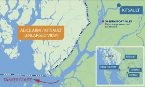 Observatory Inlet map