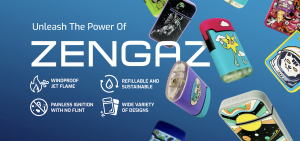 Zengaz Jet Lighters: refillable, sustainble, windproof, pain-free ignition