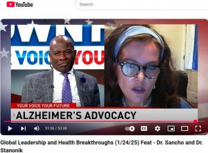 Armstrong Williams Interview of Dr. Mateja de Leonni Stanonik about Alzheimer's.