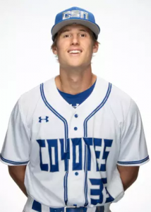 Matthew Ziroli College of Southern Nevada (CSN) Baseball Headshot