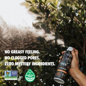 Non GMO Seed Oil Free Insect Repellent.