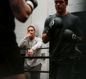 'Mad' Max Metzgar coaching his team of Mixed Martial Artists in Columbus OH