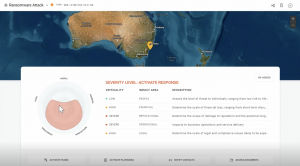 iluminr's Next-Gen Event Rooms and Impact Insights dashboard, showcasing real-time threat intelligence, automated impact assessments, and response coordination tools for effective crisis management.