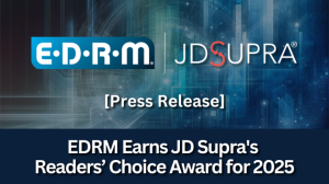 EDRM Earns JD Supra Readers Choice Award for the third time