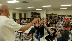 Tipton County students in music class