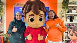 Junaidah Bte Said Khan, Head of Content at Muslim Pro and Qalbox; Little Ammar and  Sinan Ismail, co-founder and CEO at Durioo.