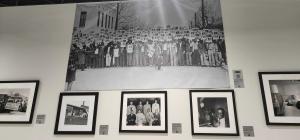 In honor of Black History Month Ernest C Withers historic photos displayed at FedEx Forum