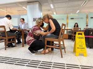 Trafficking survivor Luckas Viana dos Santos is reunited with his mother