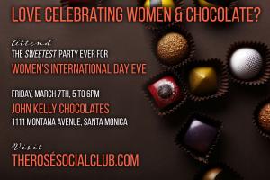 Love to Support Girl Causes and Dine with Girlfriends attend The Sweetest Pre-Women's International Day Party