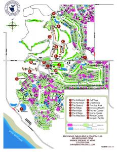 Map of Birchwood Lots Available