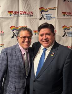 Illinois Governor, JD Pritzker and Stein at the Jim Owles Gala 2025