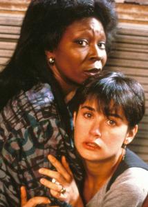 Demi Moore & Whoopi Goldberg in a scene from the Oscar-Winning Film GHOST (1990)