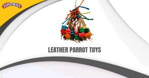 Leather parrot toys