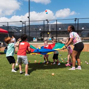 kids playing outside