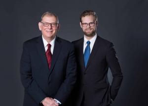 A photo of lead attorneys David Clark and Matthew Clark