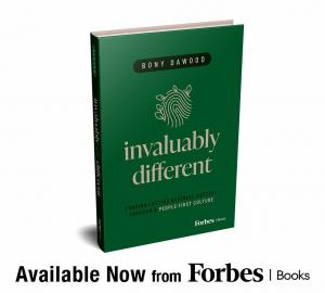 Book cover image of "Invaluably Different" by Bony R. Dawood