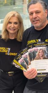 Former Congresswoman Carolyn Maloney and Stein