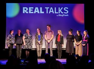 REAL Talks Speakers on the stage