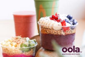 Açaí Bowls & Smoothies with Purple Logo