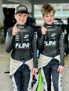 Cash and Roman Felber of FLBR Motorsport