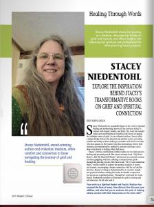 Stacey Niedentohl 's feature on Reader's House magazine