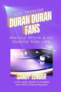 Duran Duran nonfiction finalist award book cover