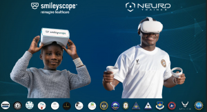 Boy growing into a man using virtual reality for brain optimization