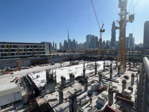 Construction site Dubai Water Canal, Eden House The Park, Global Partners Limited